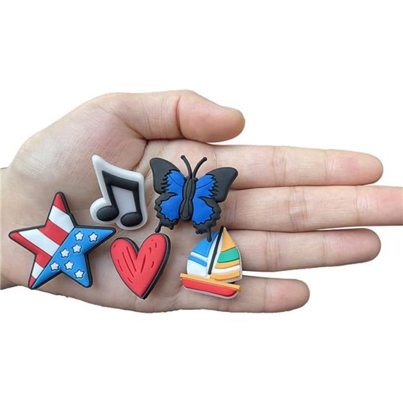 Lot of 30,50,100 pcs Random PVC Different Shoe Charms for Shoe Decoration - Picture 3 of 6